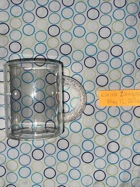 Starbucks Candy Cane Glitter handle Mug